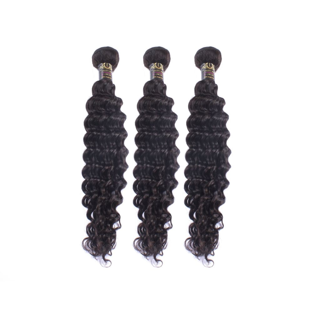 Brazilian Deep Wave Virgin Human Hair Extensions - 12 $60.00 Brazilian Virgin Hair Extensions QualityHairByLawlar (5380551430)
