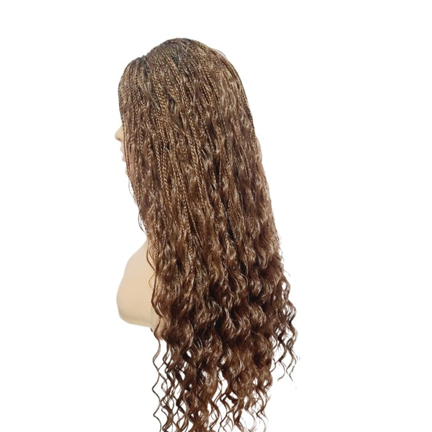Boho Style Fully Hand Braided Wig - Box Braids - Medium - 56cm $200 Box Braids QualityHairByLawlar