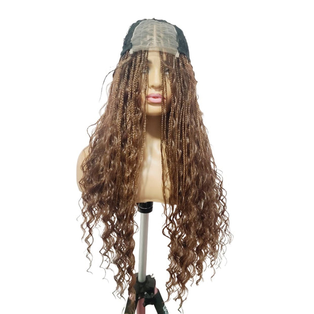 Boho Style Fully Hand Braided Wig - Box Braids - Medium - 56cm $200 Box Braids QualityHairByLawlar