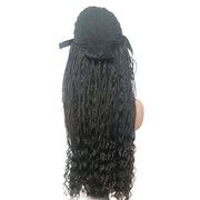 Boho Style Fully Hand Braided Wig - Glueless Box Braids - Medium - 56cm $200 Box Braids QualityHairByLawlar