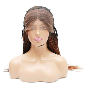 Box Braids Fully Hand Braided 4 Sided Ombre Lace Wig (33/30) - Medium - 56cm $180 Box Braids QualityHairByLawlar (4991166382166)