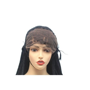 Box Braids Fully Hand Braided Lace Wig (1B) - $175.00 Box Braids QualityHairByLawlar (9796269324)