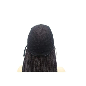 Box Braids Fully Hand Braided Lace Wig (99j) - $175.00 Box Braids QualityHairByLawlar (8300757126)