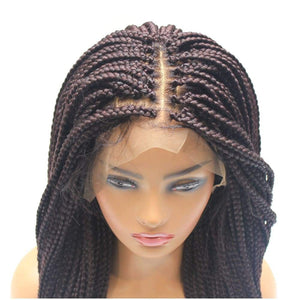 Box Braids Fully Hand Braided Lace Wig (99j) - Medium - 56cm $175 Box Braids QualityHairByLawlar (8300757126)