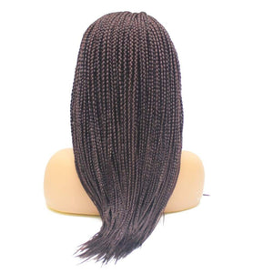 Box Braids Fully Hand Braided Lace Wig (99j) - Medium - 56cm $175 Box Braids QualityHairByLawlar (8300757126)