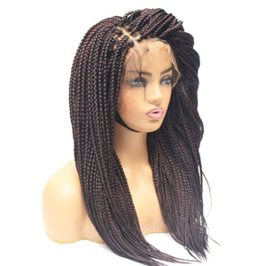 Box Braids Fully Hand Braided Lace Wig (99j) - Medium - 56cm $175 Box Braids QualityHairByLawlar (8300757126)