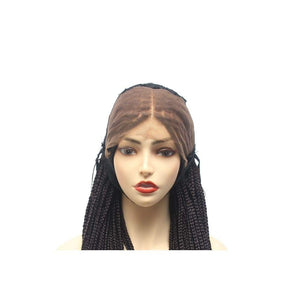 Box Braids Fully Hand Braided Lace Wig (99j) - $175.00 Box Braids QualityHairByLawlar (8300757126)