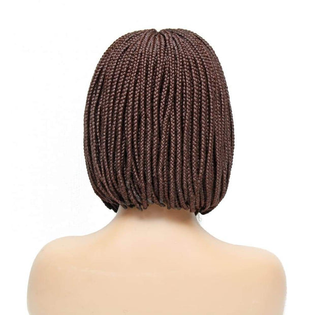 Box Braids Fully Hand Braided Lace Wig- Bob Style (#33) - Medium - 56cm $160 Box Braids QualityHairByLawlar (4943403155542)