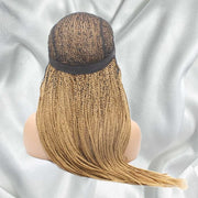Box Braids Fully Hand Braided Lace Wig (Strawberry Blonde) - Medium - 56cm $200 Box Braids QualityHairByLawlar (6543877767254)
