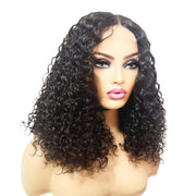 Brazilian Curly Mid Part Human Hair Lace Front Wig (12") (8791658889525)