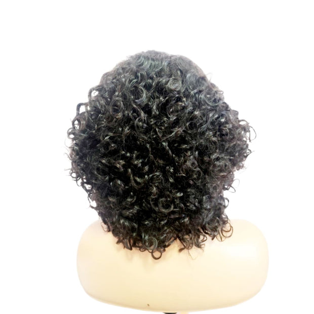 Brazilian Curly Side Part Human Hair Lace Front Wig (12) - Medium - 56cm $200 Lace Front Wig QualityHairByLawlar
