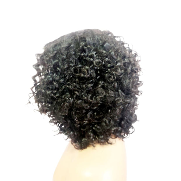 Brazilian Curly Side Part Human Hair Lace Front Wig (12) - Medium - 56cm $200 Lace Front Wig QualityHairByLawlar