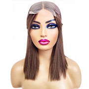 Brazilian Human Hair Lace Front Bob Wig (10") (8791643259189)