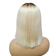 Brazilian Human Hair Lace Front Wig With Bangs (10) - Medium - 56cm $185 Lace Front Wig QualityHairByLawlar
