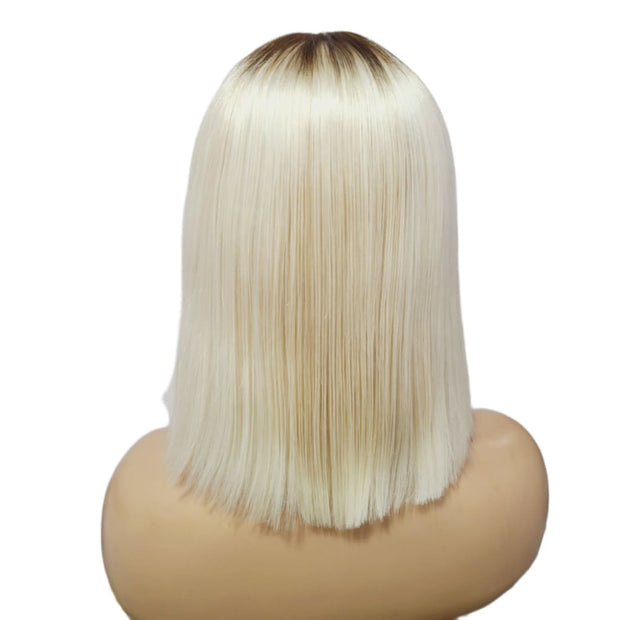 Brazilian Human Hair Lace Front Wig With Bangs (10) - Medium - 56cm $185 Lace Front Wig QualityHairByLawlar
