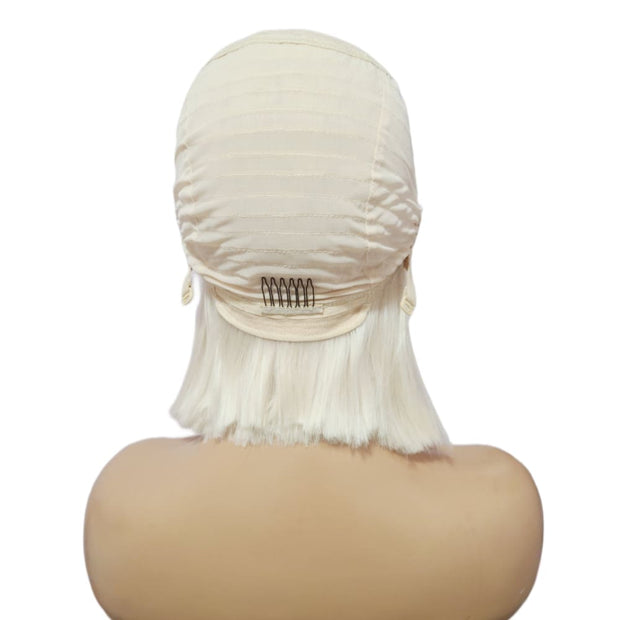 Brazilian Human Hair Lace Front Wig With Bangs (10) - Medium - 56cm $185 Lace Front Wig QualityHairByLawlar