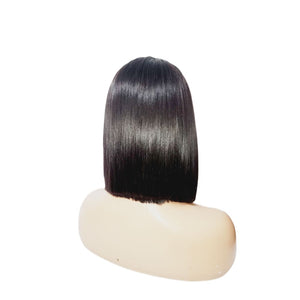 Brazilian Mid Part Bob Human Hair Lace Front Wig - Medium - 56cm $170 Lace Front Wig QualityHairByLawlar