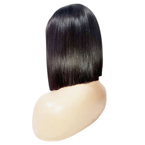 Brazilian Mid Part Bob Human Hair Lace Front Wig - Medium - 56cm $170 Lace Front Wig QualityHairByLawlar (8955621802293)