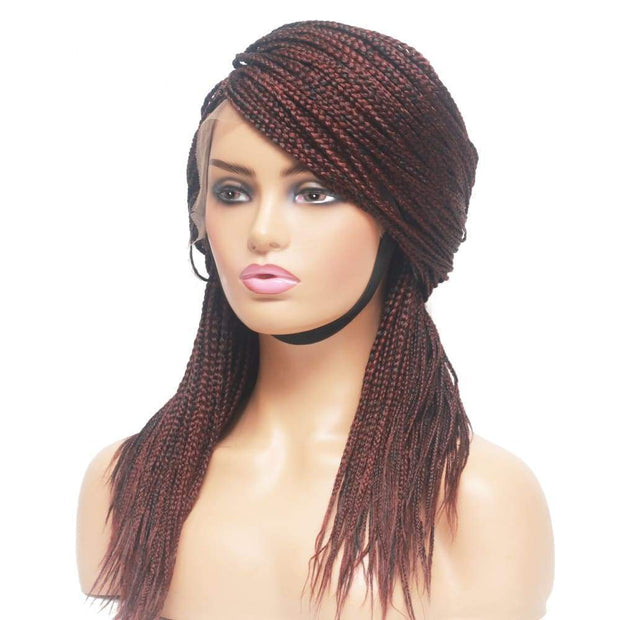 Lace Frontal Braided Wig - Feathers - $155 Box Braids QualityHairByLawlar (10347374028)