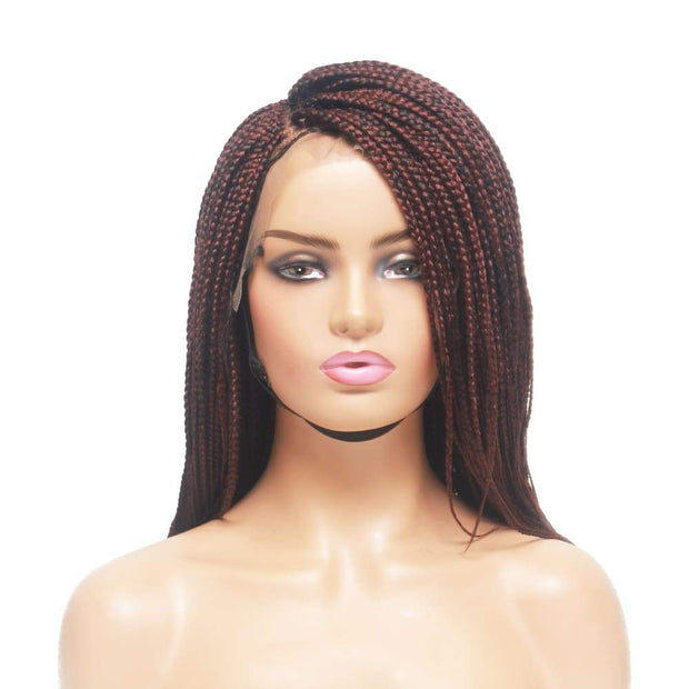Lace Frontal Braided Wig - Feathers - $155 Box Braids QualityHairByLawlar (10347374028)