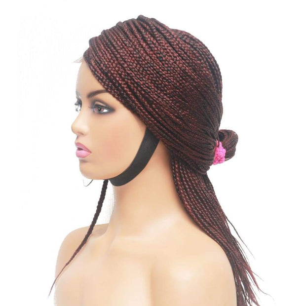 Lace Frontal Braided Wig - Feathers - $155 Box Braids QualityHairByLawlar (10347374028)