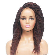 Lace Frontal Braided Wig - Feathers - $155 Box Braids QualityHairByLawlar (10347374028)