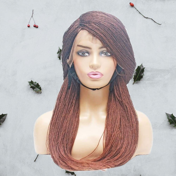 Micro Braids Fully Hand Braided Lace Wig (30/35) - Medium - 56cm $220 Micro Twists QualityHairByLawlar (8293549446)
