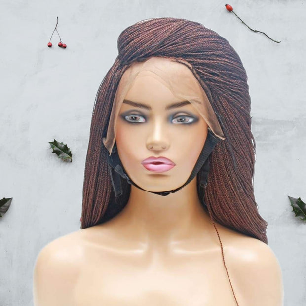 Micro Braids Fully Hand Braided Lace Wig (30/35) - Medium - 56cm $220 Micro Twists QualityHairByLawlar (8293549446)