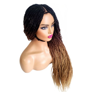 Passion Twist 3 Tone Fully Hand Braided Wig - Medium - 56cm $200 Box Braids QualityHairByLawlar (8955672133941)