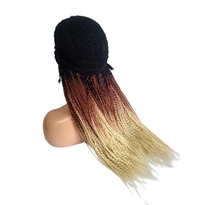 Passion Twist 3 Tone Fully Hand Braided Wig - Medium - 56cm $200 Box Braids QualityHairByLawlar (8955672133941)