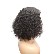Pre-Made Afro Curly Human Hair Lace Closure Wig (6821558681686)