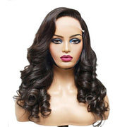 Raw Hair- Indonesian Body Wave Human Hair Lace Front Wig (C Part)- 18" (6741805367382)