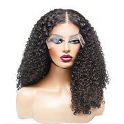 Raw Hair - Vietnamese Kinky Curly Lace Front Wig- 18" (8099673145653)