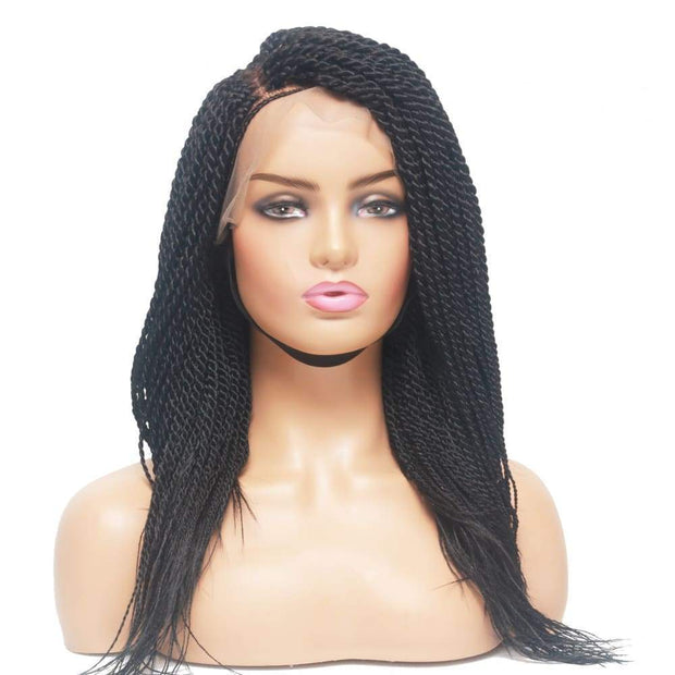 Senegalese Twist Fully Hand Braided Lace Wig- #1 - Medium- 56cm $160 Senegalese Twists QualityHairByLawlar (10347685196)