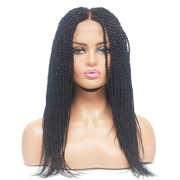 Senegalese Twist Fully Hand Braided Lace Wig- #1 - Medium- 56cm $160 Senegalese Twists QualityHairByLawlar (10347685196)