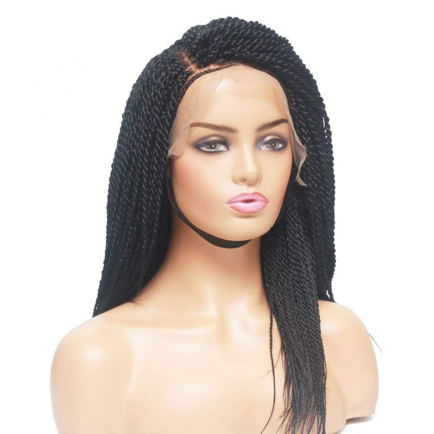 Senegalese Twist Fully Hand Braided Lace Wig- #1 - Medium- 56cm $160 Senegalese Twists QualityHairByLawlar (10347685196)