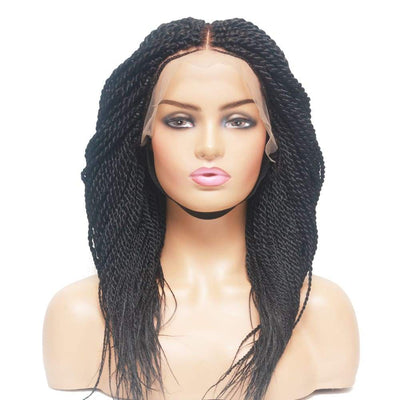 Senegalese Twist Fully Hand Braided Lace Wig- #1 - Medium- 56cm $160 Senegalese Twists QualityHairByLawlar (10347685196)