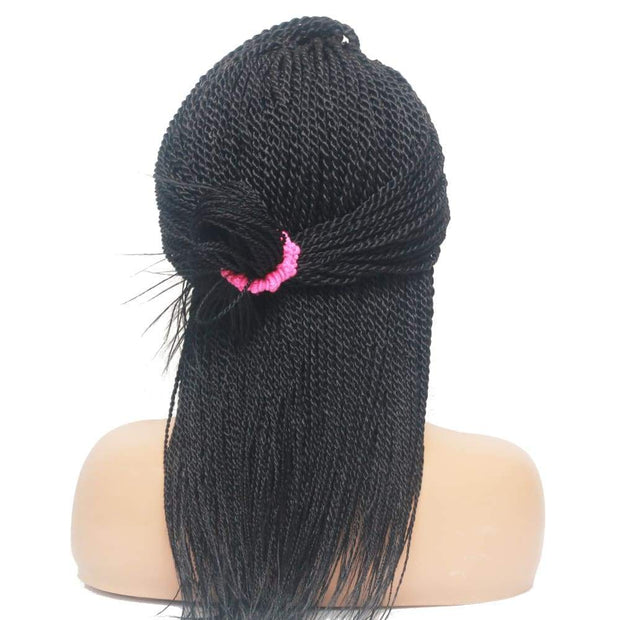 Senegalese Twist Fully Hand Braided Lace Wig- #1 - Medium- 56cm $160 Senegalese Twists QualityHairByLawlar (10347685196)
