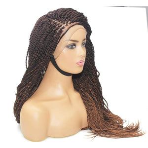 Senegalese Twist Fully Hand Braided Ombre Lace Wig (33/30) - $175 Senegalese Twists QualityHairByLawlar (217114050572)