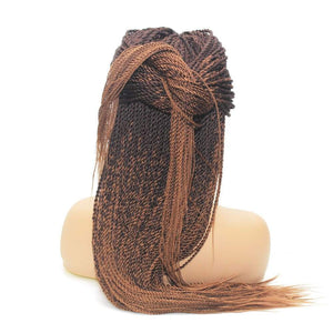 Senegalese Twist Fully Hand Braided Ombre Lace Wig (33/30) - $175 Senegalese Twists QualityHairByLawlar (217114050572)