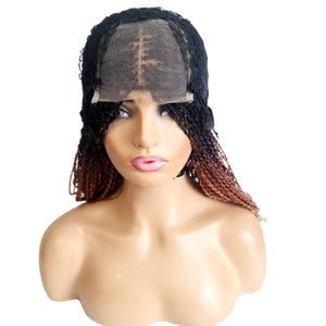 SpringTwist 3 Tone Fully Hand Braided Wig - Medium - 56cm $200 Box Braids QualityHairByLawlar (8955681538357)
