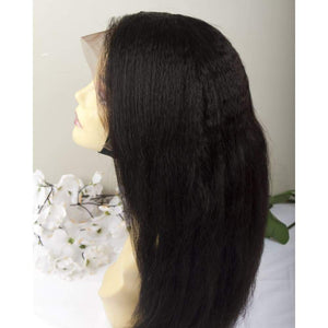 360 Lace Frontal Mongolian Kinky Straight Human Hair Wig - $510 Custom Human Hair Wig QualityHairByLawlar (10716837900)