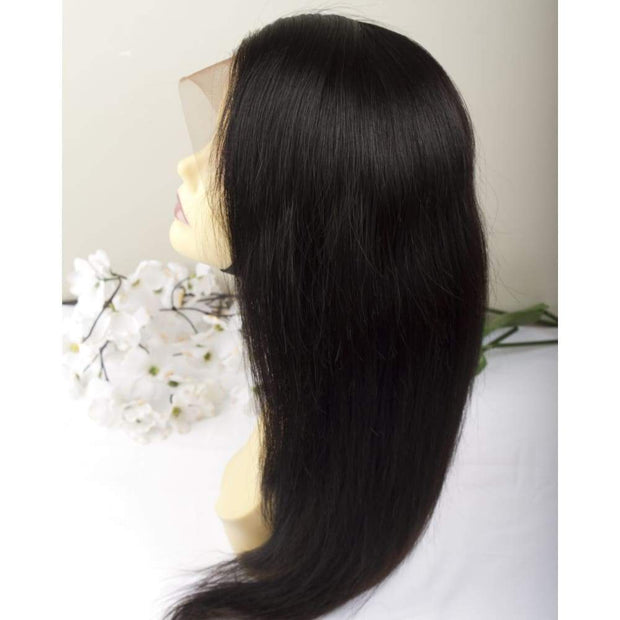 360 Lace Frontal Brazilian Straight Human Hair Wig - $480.00 Custom Human Hair Wig QualityHairByLawlar (10717273548)