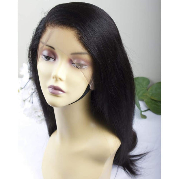 360 Lace Frontal Brazilian Straight Human Hair Wig - $480.00 Custom Human Hair Wig QualityHairByLawlar (10717273548)