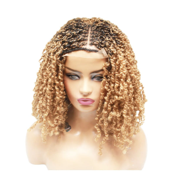 Copy of Passion Twist Glueless Lace Closure Braided Wig (6816408043606)