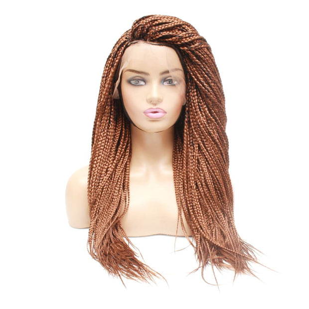 Box Braids Fully Hand Braided Lace Wig (30) - Medium - 56cm $175 Box Braids QualityHairByLawlar (8697213260)