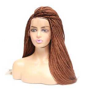 Box Braids Fully Hand Braided Lace Wig (30) - Medium - 56cm $175 Box Braids QualityHairByLawlar (8697213260)