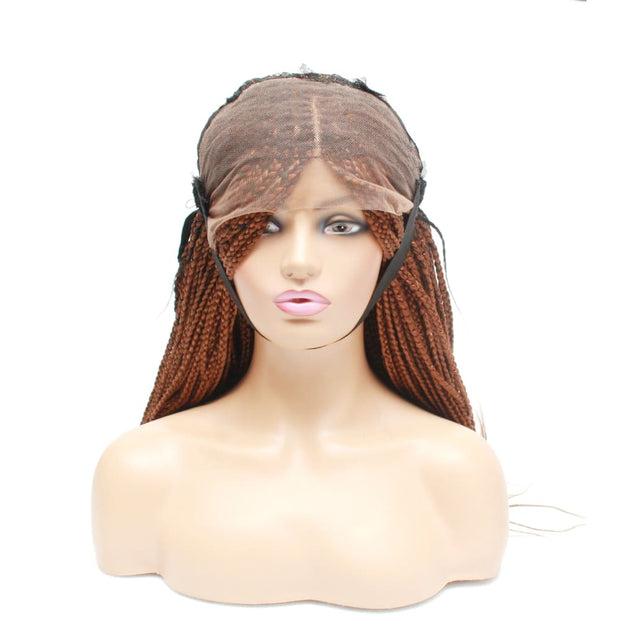Box Braids Fully Hand Braided Lace Wig (30) - Medium - 56cm $175 Box Braids QualityHairByLawlar (8697213260)