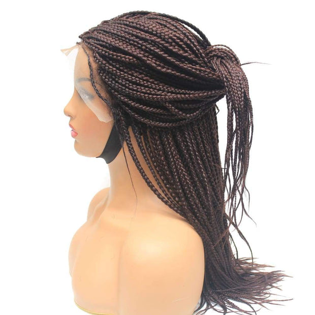 Box Braids Fully Hand Braided Lace Wig (33) - $175 Box Braids QualityHairByLawlar (8311553862)