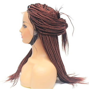 Box Braids Fully Hand Braided Lace Wig (35) - Medium - 54cm $148.75 Box Braids QualityHairByLawlar (8299897990)